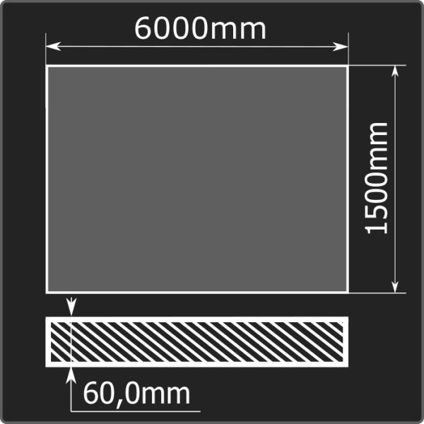 Лист горячекатаный 60*1500*6000 ст.3сп ГОСТ 14637-89
