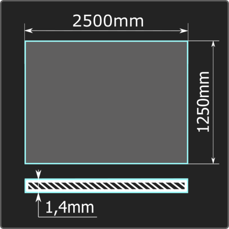 Лист холоднокатаный 1,4*1250*2500 ст.08пс ММК ГОСТ 16523-97 Лист холоднокатаный 1,4*1250*2500 ст.08пс ММК ГОСТ 16523-97
