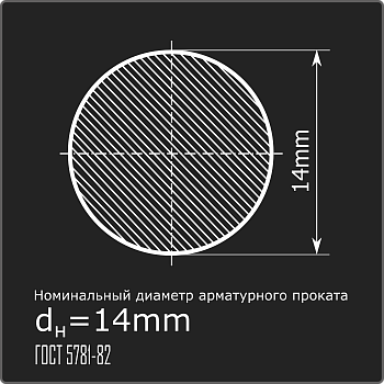 Арматура 14,0 А-I (А240) ГОСТ 5781-82 11,7м